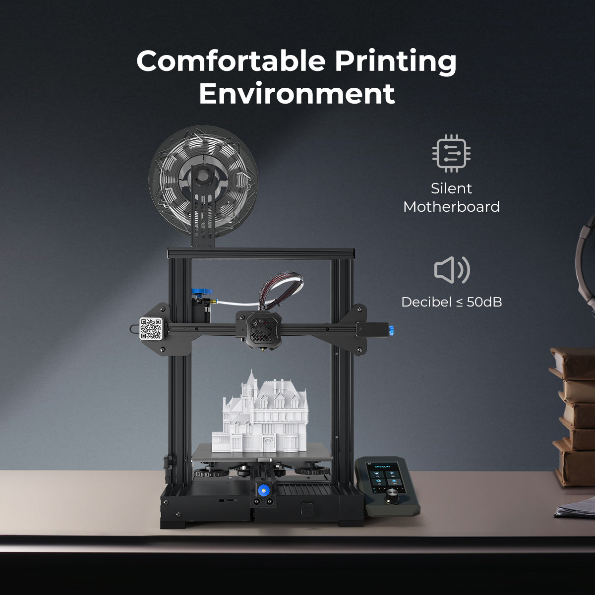 Creality Ender-3 V2 sessiz anakart özelliği
